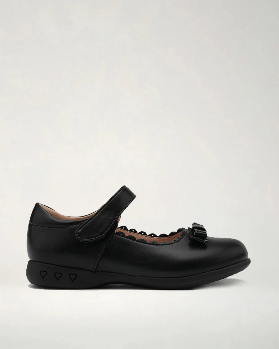 Girls Mary Jane School Shoes | Flat Dress Shoes with Strap