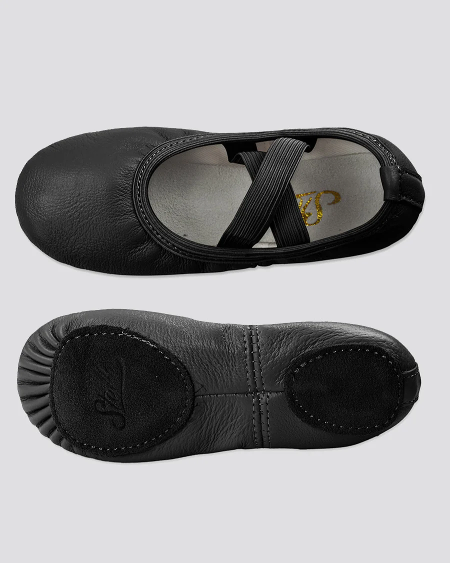 Kids Vegan Leather Ballet Shoes (Split Sole) - Image 3