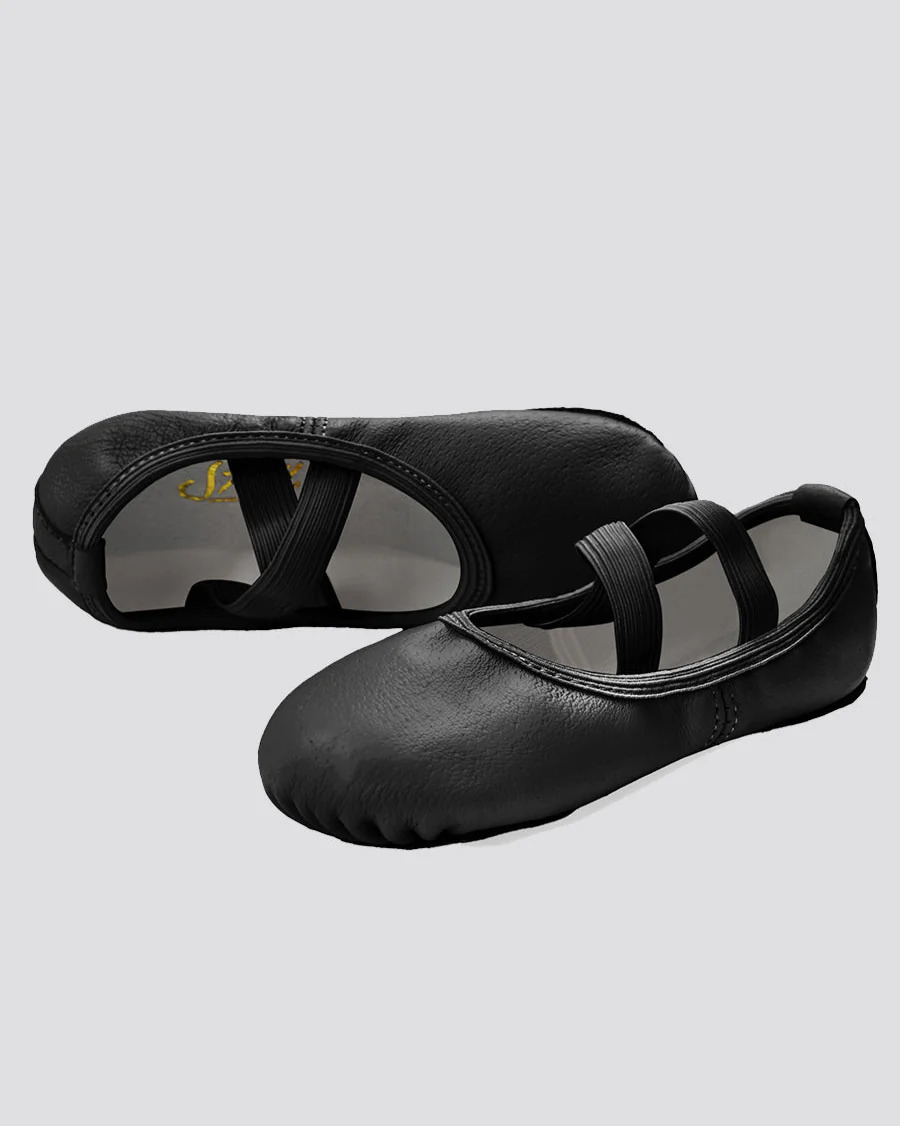 Kids Vegan Leather Ballet Shoes (Split Sole) - Image 4