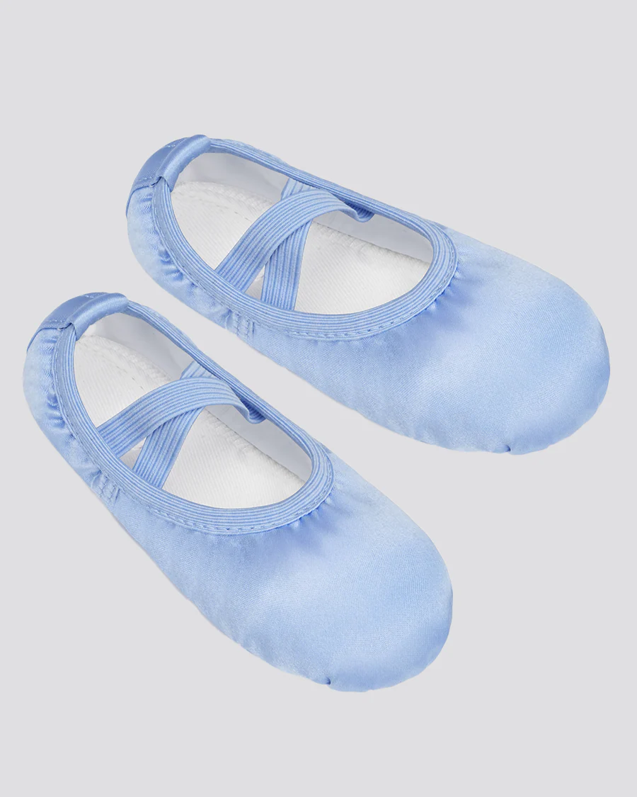 Kids Satin Ballet Shoes - Image 3