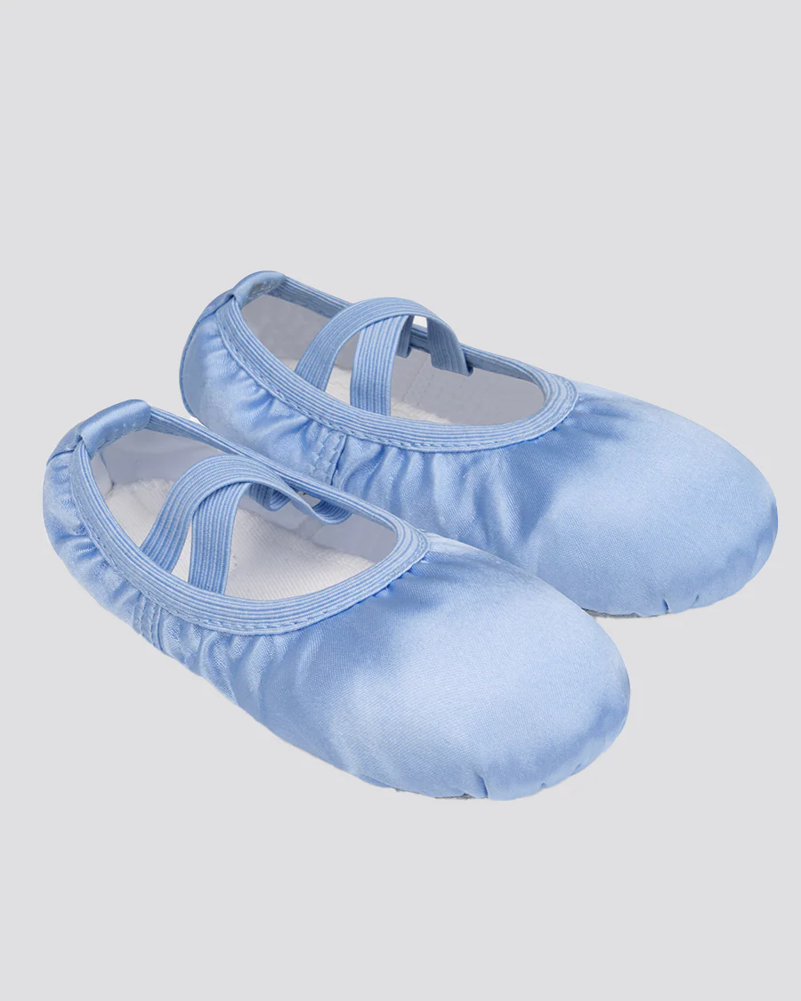 Kids Satin Ballet Shoes - Image 4