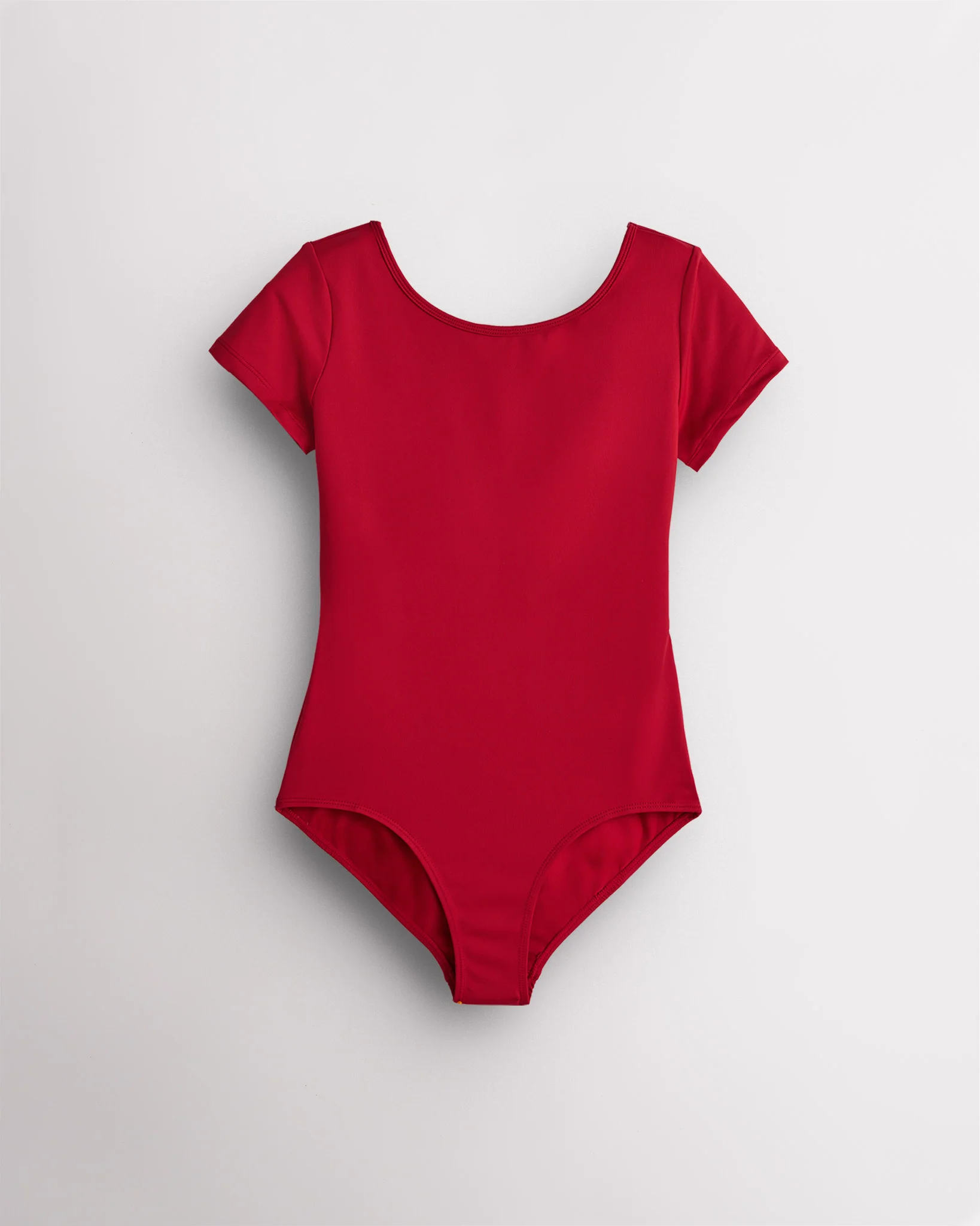 Girls Performance Short-Sleeve Leotard