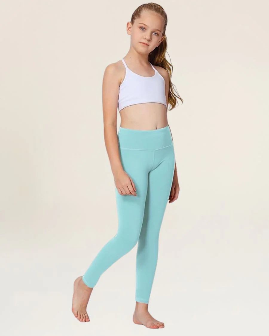Girls Soft Yoga Leggings - Image 2