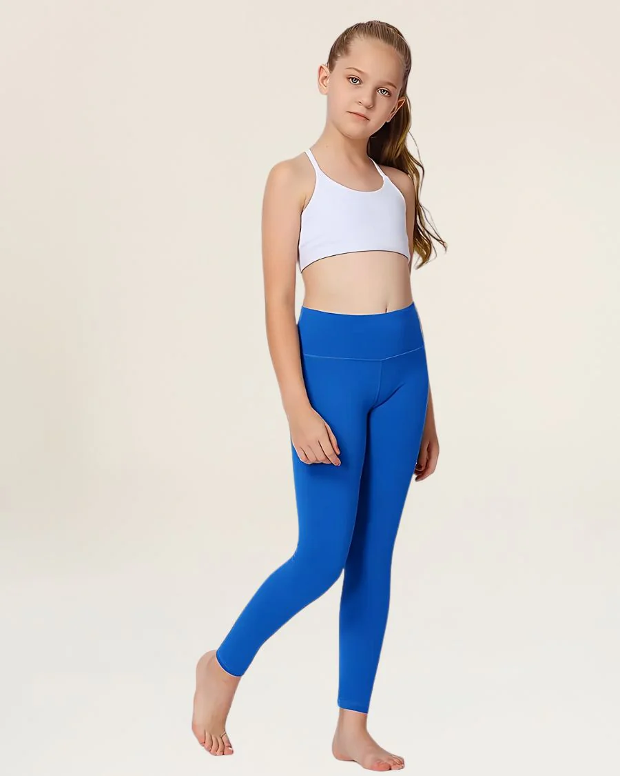 Girls Soft Yoga Leggings - Image 2