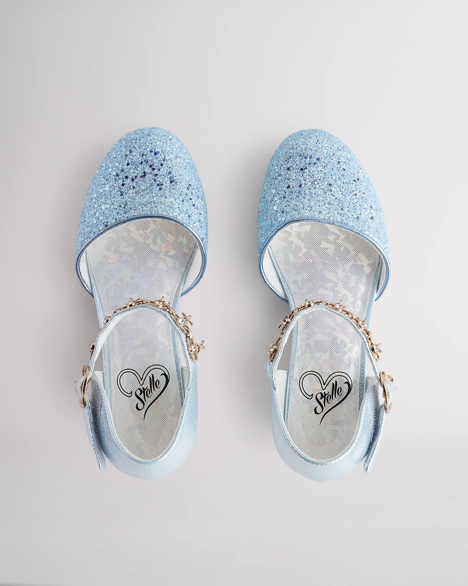 Girls Sparkly Princess Sequin Sandals - Image 3