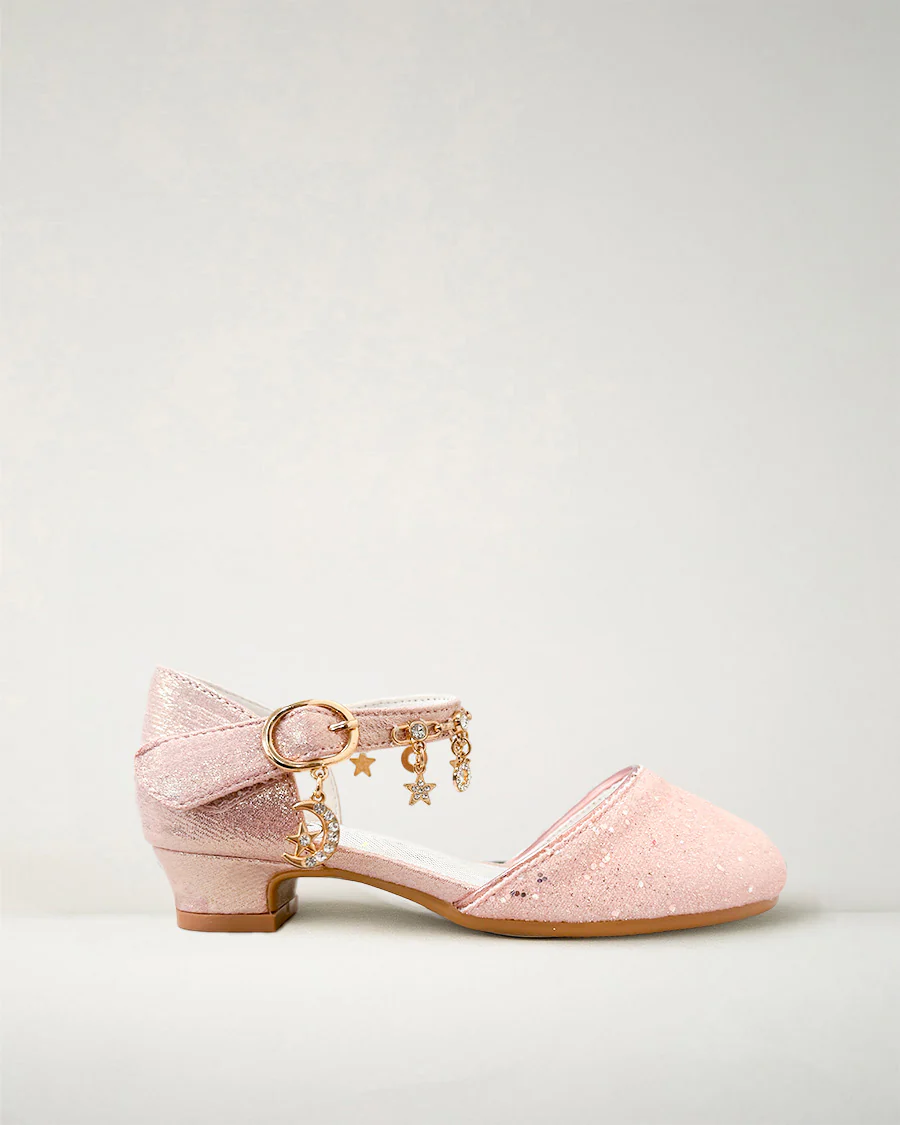 Girls Sparkly Princess Sequin Sandals