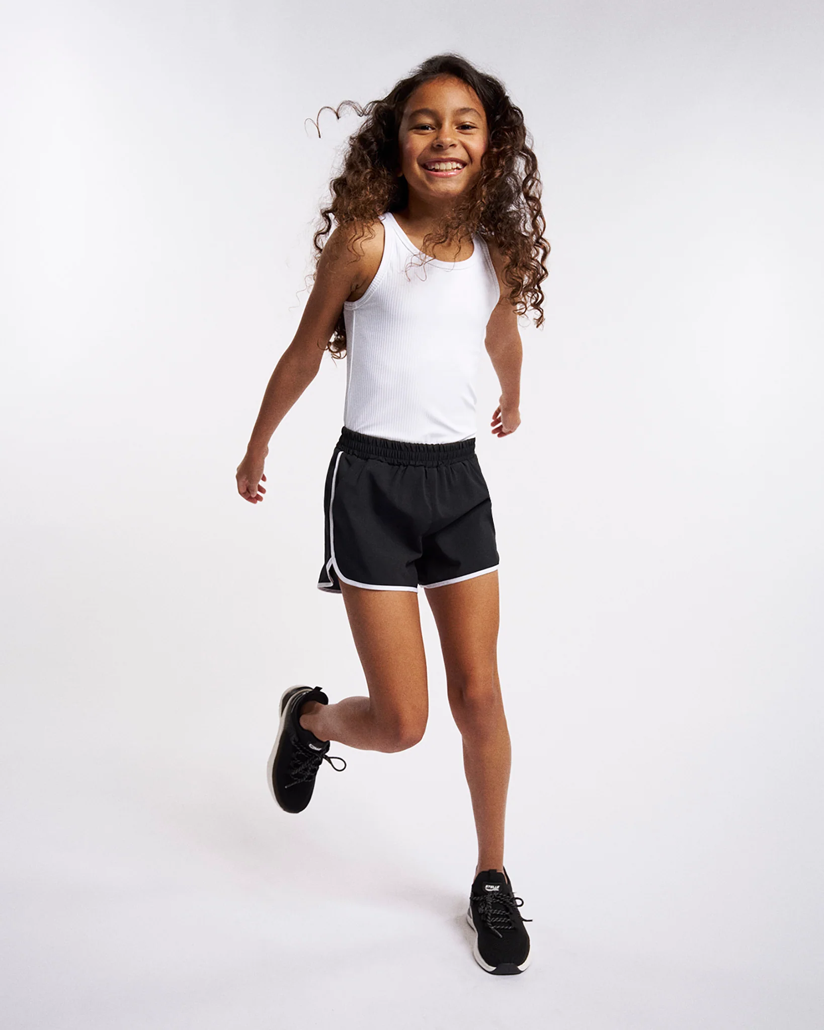 Girls Stretchy Athletic Shorts - Image 3