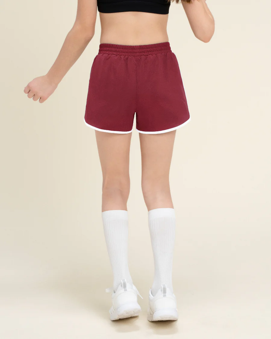 Girls Stretchy Athletic Shorts - Image 2