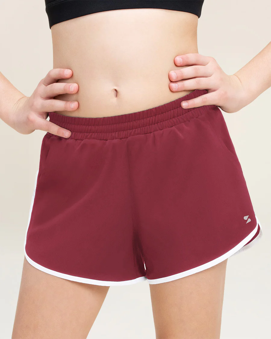 Girls Stretchy Athletic Shorts - Image 3