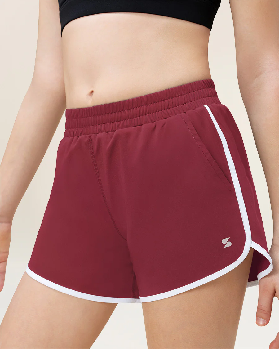 Girls Stretchy Athletic Shorts - Image 4