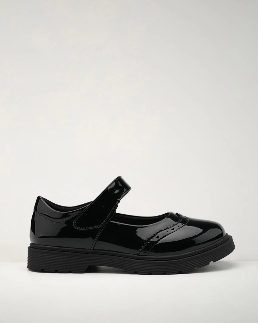 Girls Vegan Leather Mary Janes | Flat School Uniform Dress Shoes
