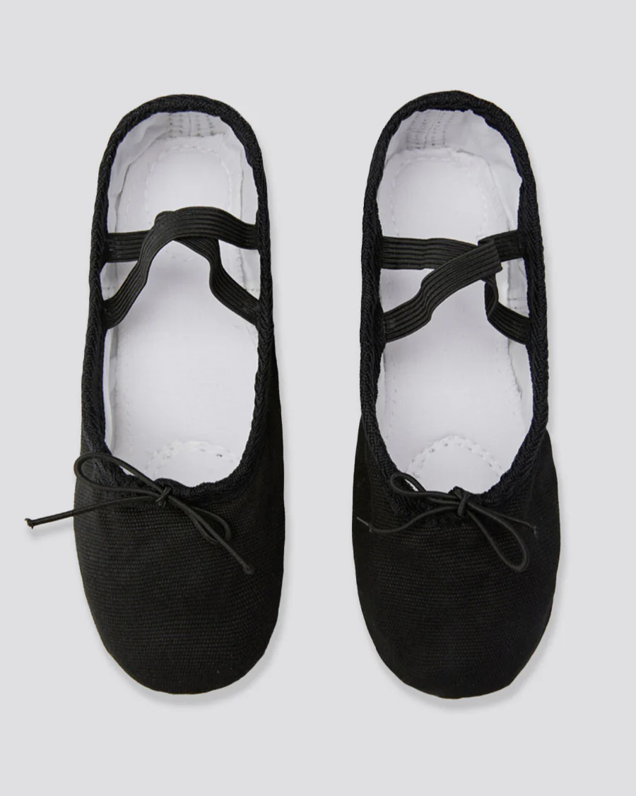 Kids Classic Canvas Ballet Shoes - Image 4