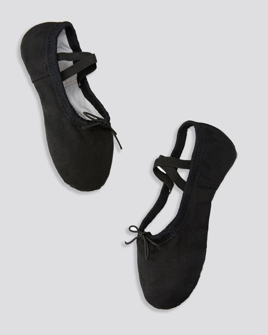 Kids Classic Canvas Ballet Shoes - Image 5