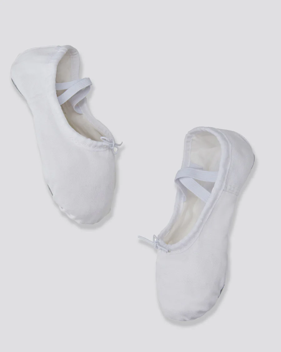 Kids Classic Canvas Ballet Shoes - Image 5