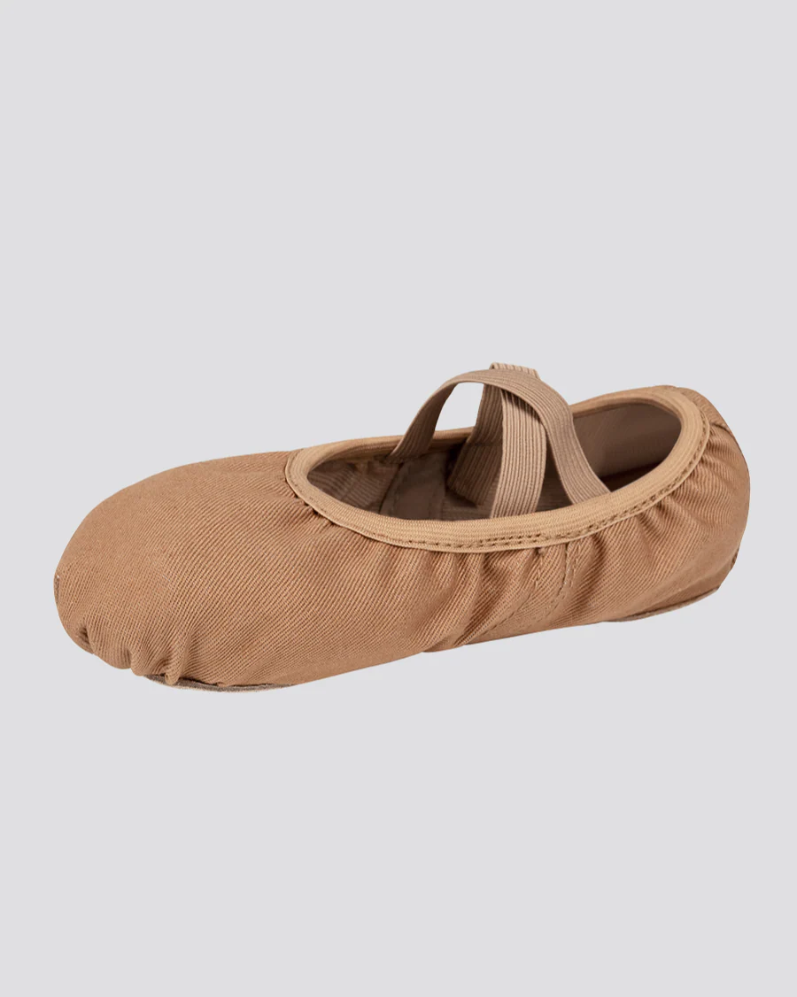 Kids Stretch Canvas Split Sole Ballet Shoes - Image 4