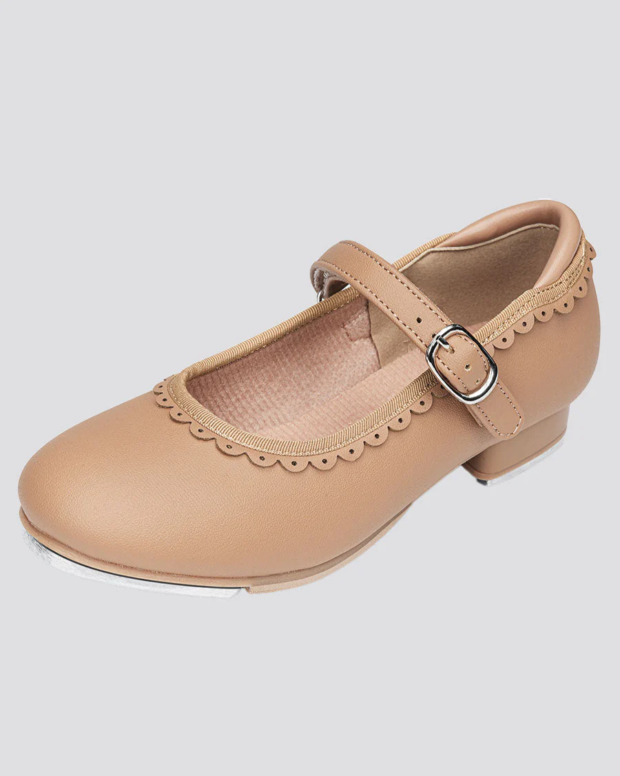 Kids Elegant Scallop Tap Shoes - Image 2