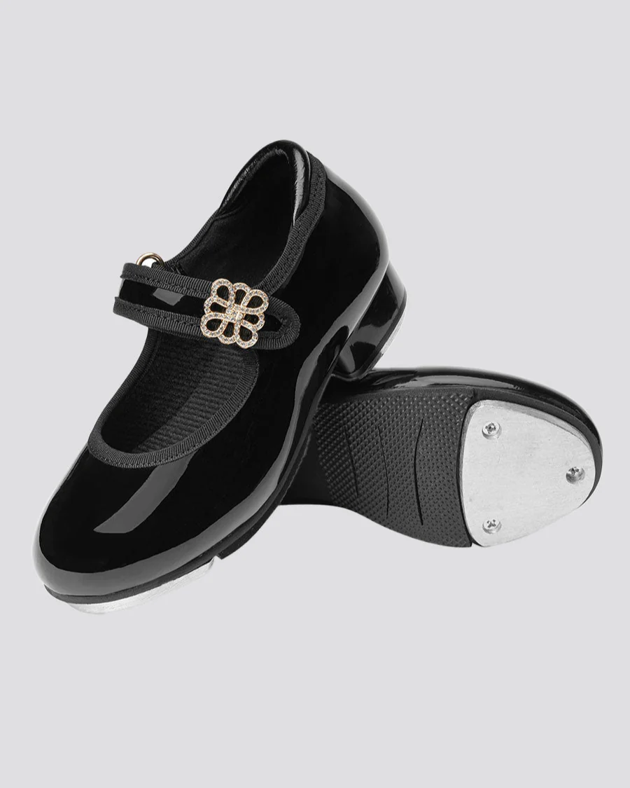 Kids Floral buckle Tap Shoes - Image 2