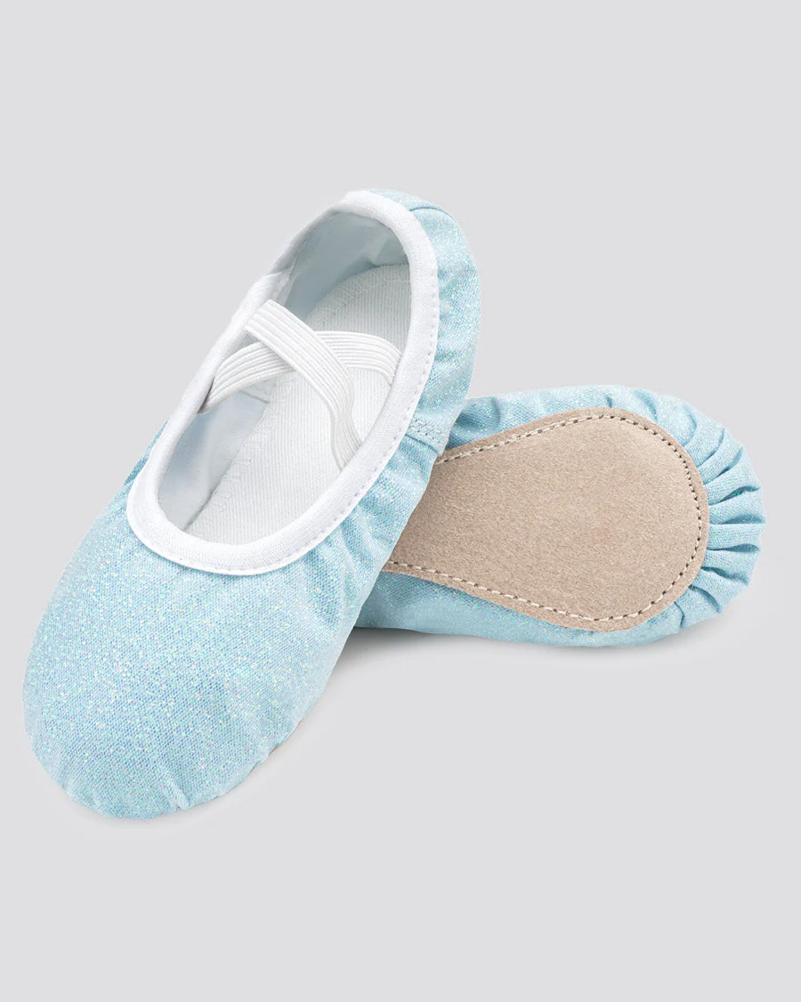 Kids Glitter Ballet Shoes