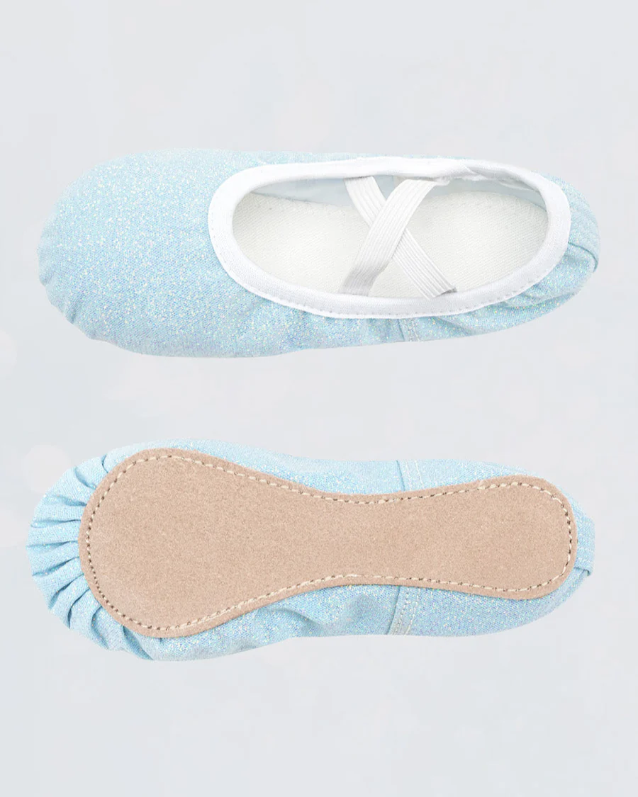 Kids Glitter Ballet Shoes - Image 2