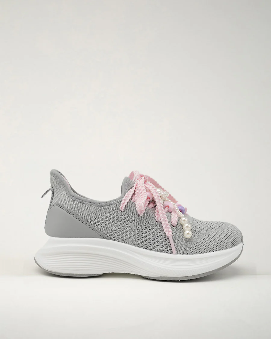 Kids Lace-Up Running Sneakers