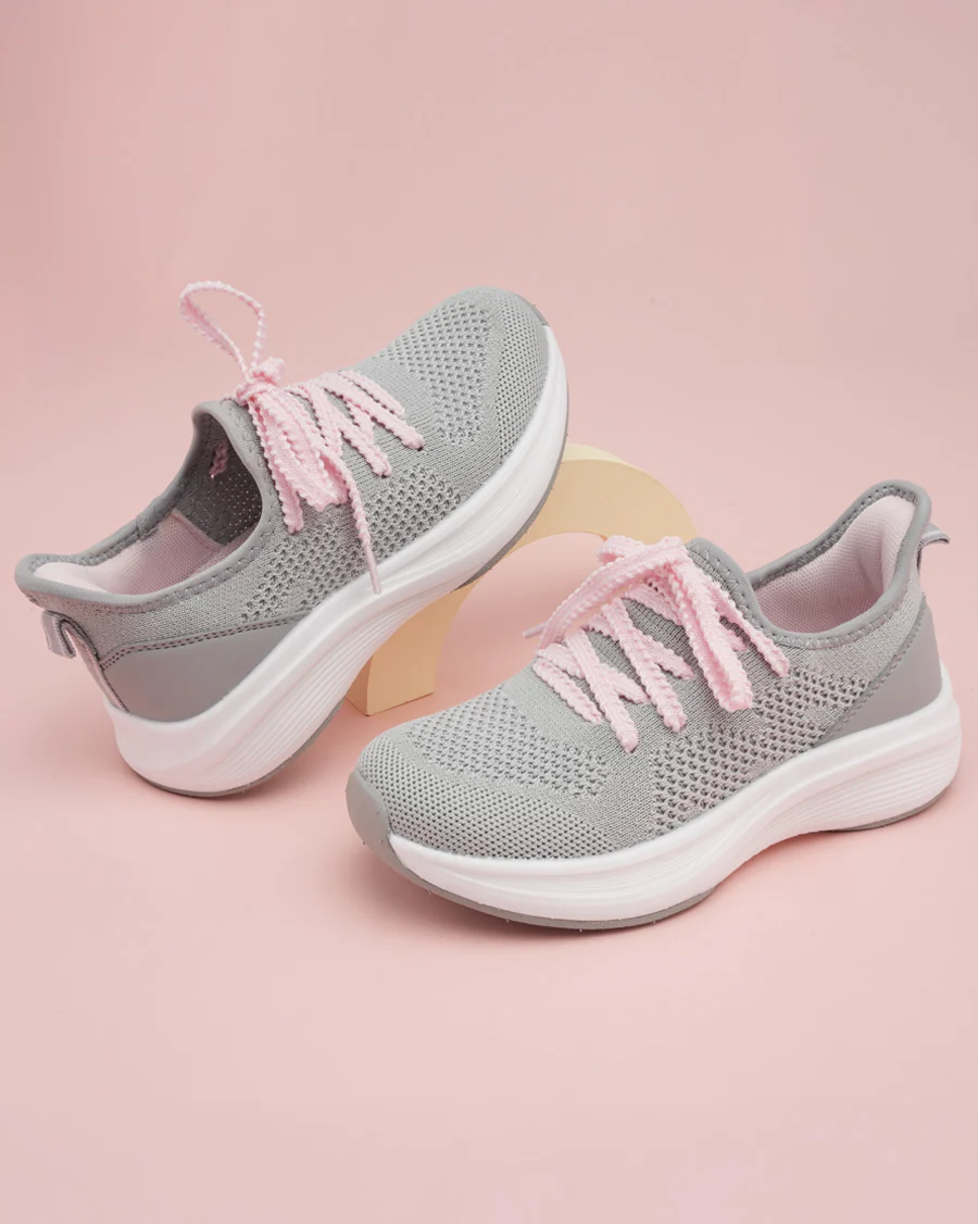 Kids Lace-Up Running Sneakers - Image 2