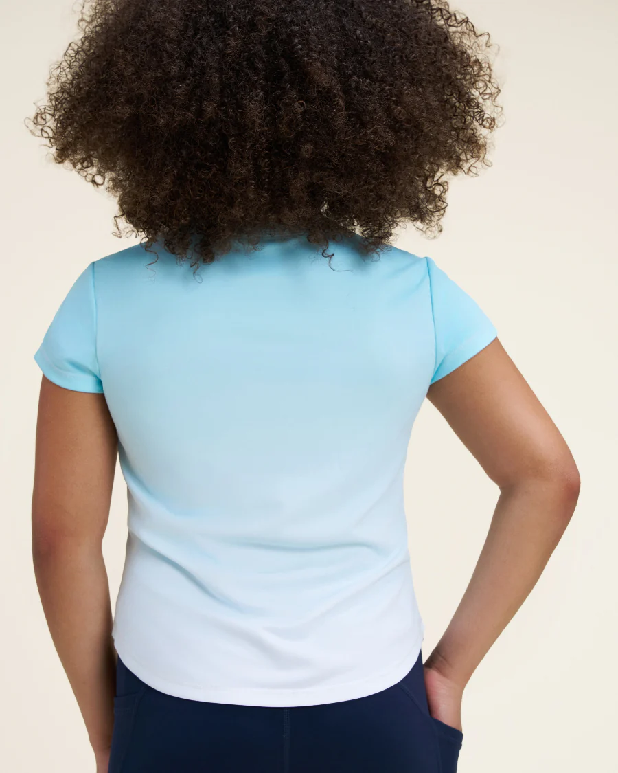 Kids Ombre Athletic T-Shirt - Image 2