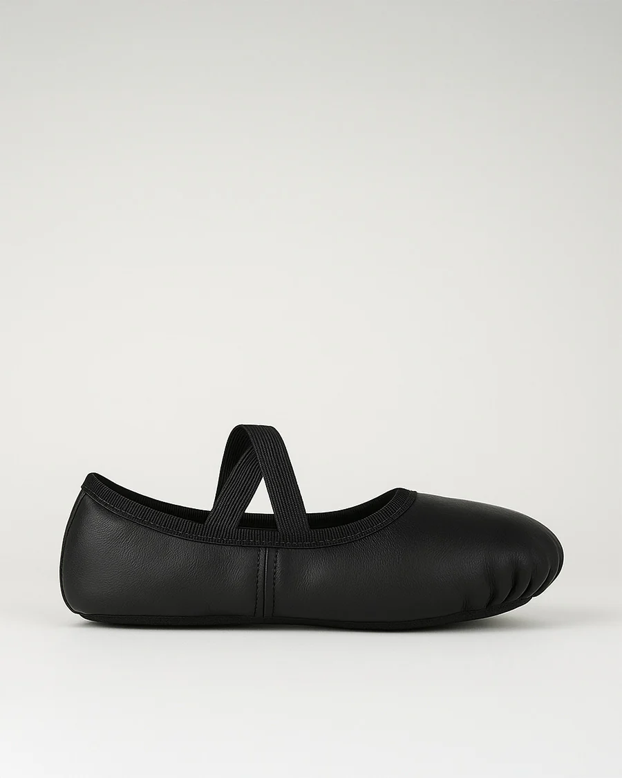 Kids Vegan Leather Ballet Shoes (Full Sole)