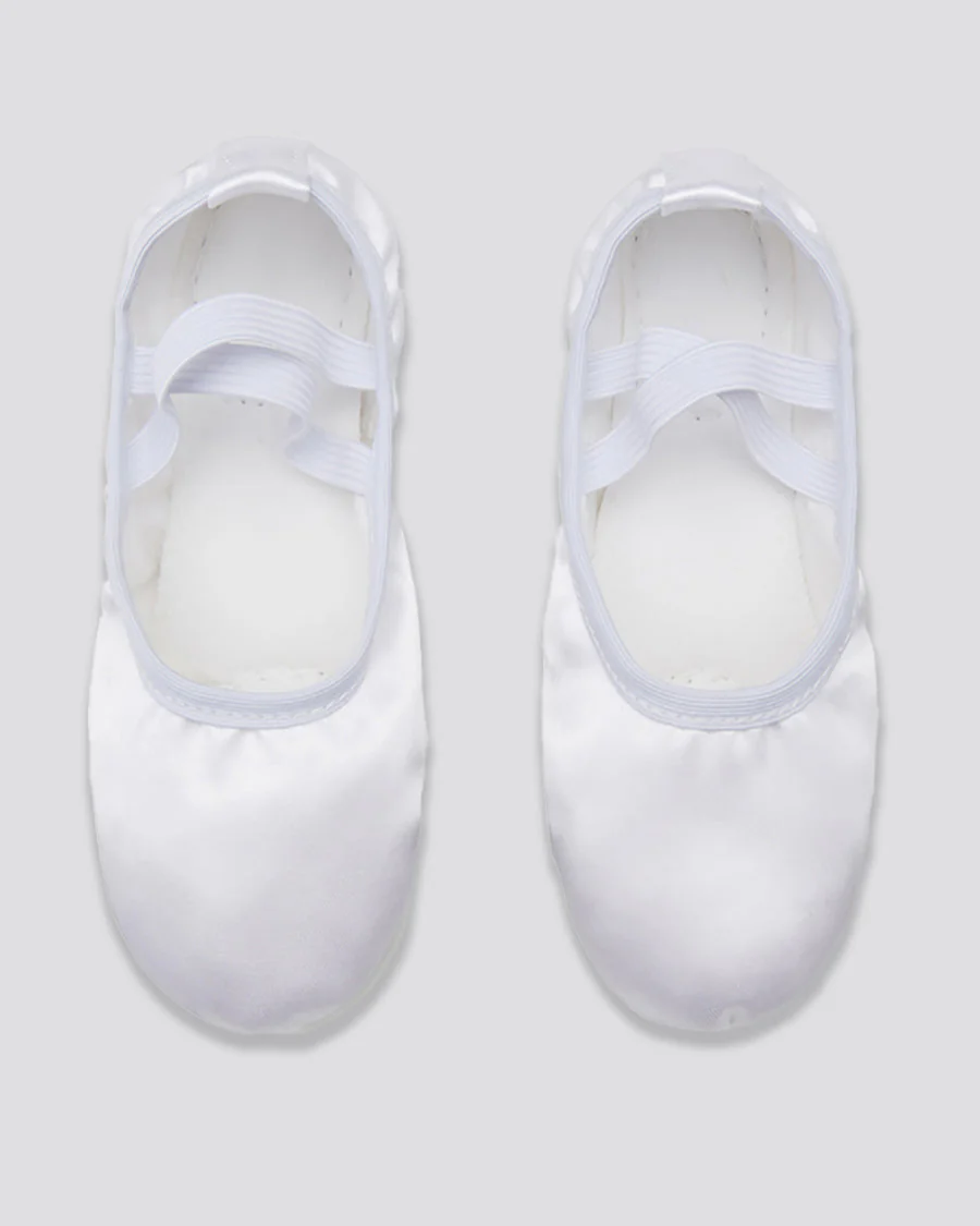 Kids Satin Ballet Shoes - Image 3