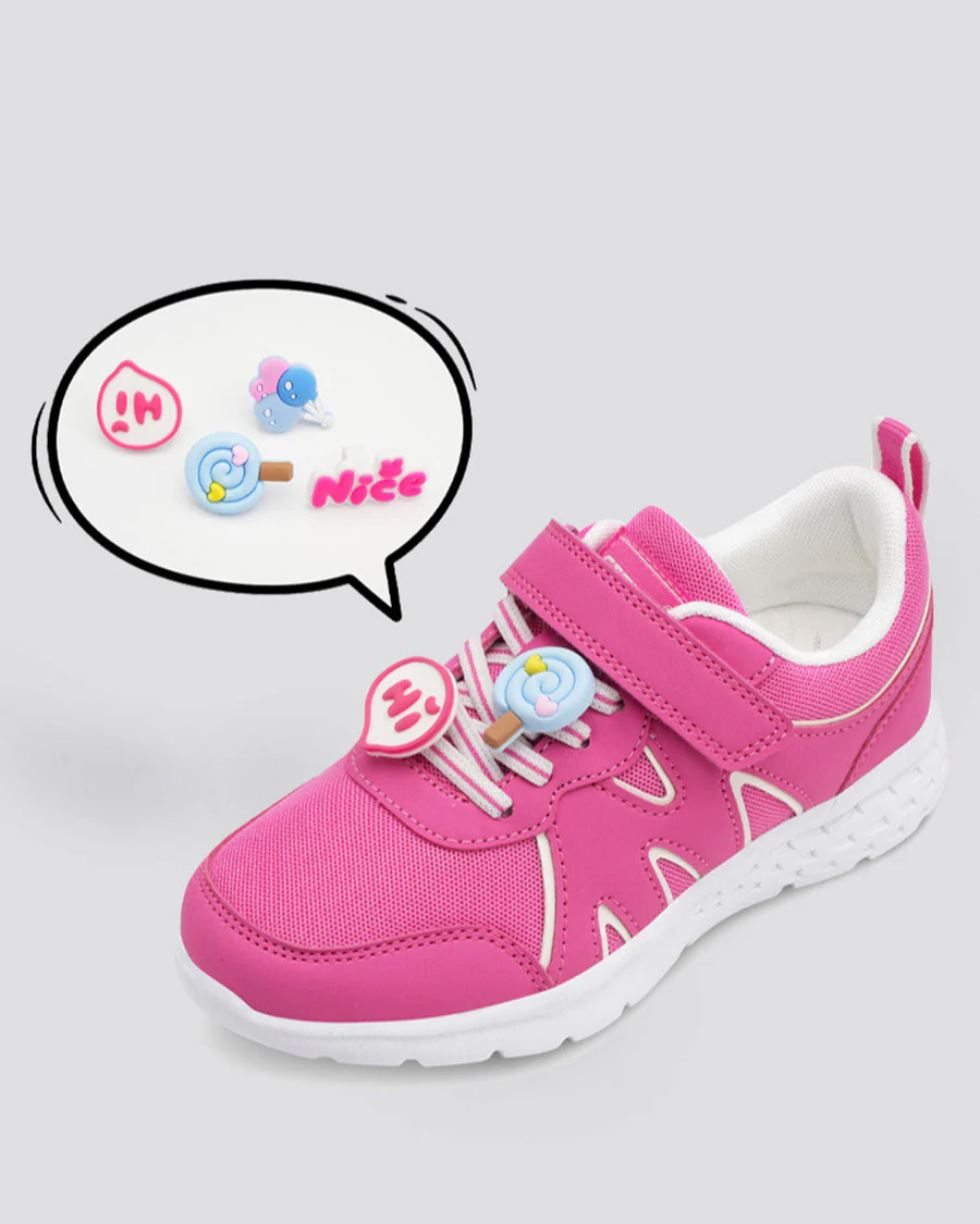 Kids Running Shoes | Boys Girls Sneakers with Straps - Image 4