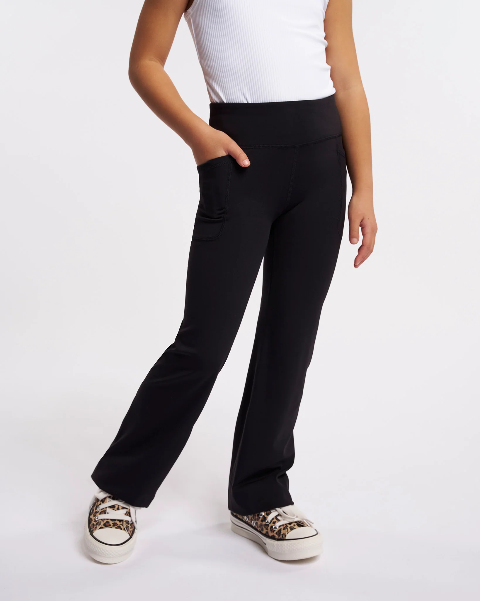 Kids Stretch It Out Everyday Flare Leggings - Image 2