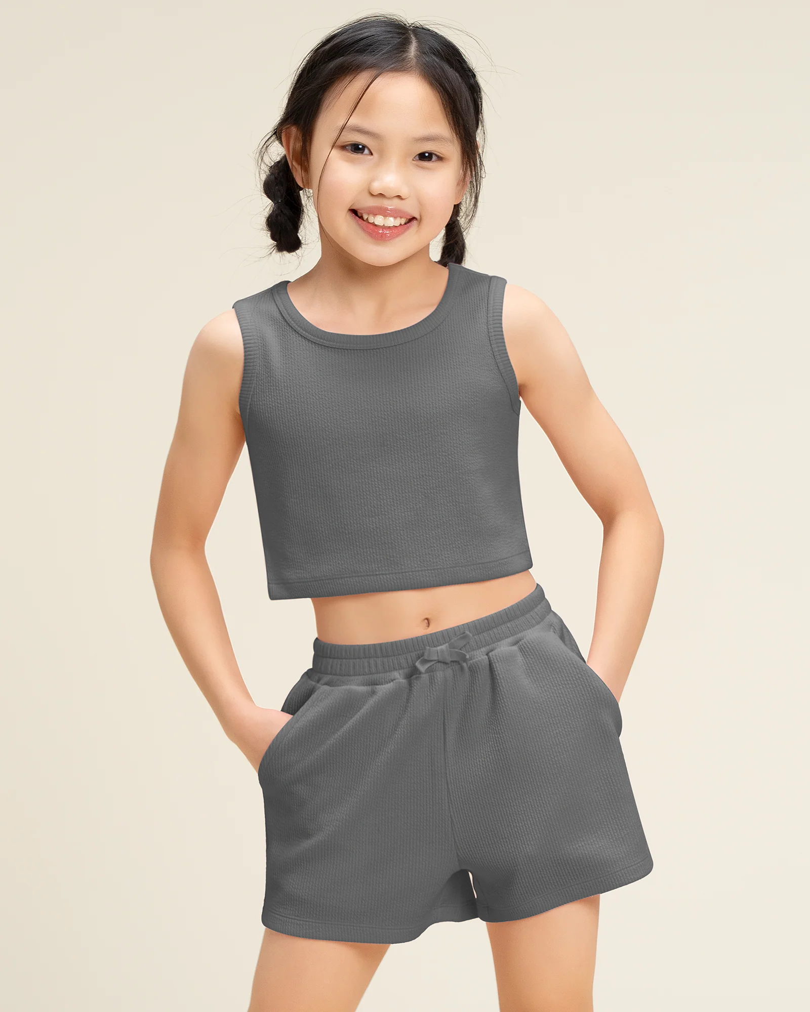 Kids Matching Summer Outfit | Cute Tank Top & Shorts Set