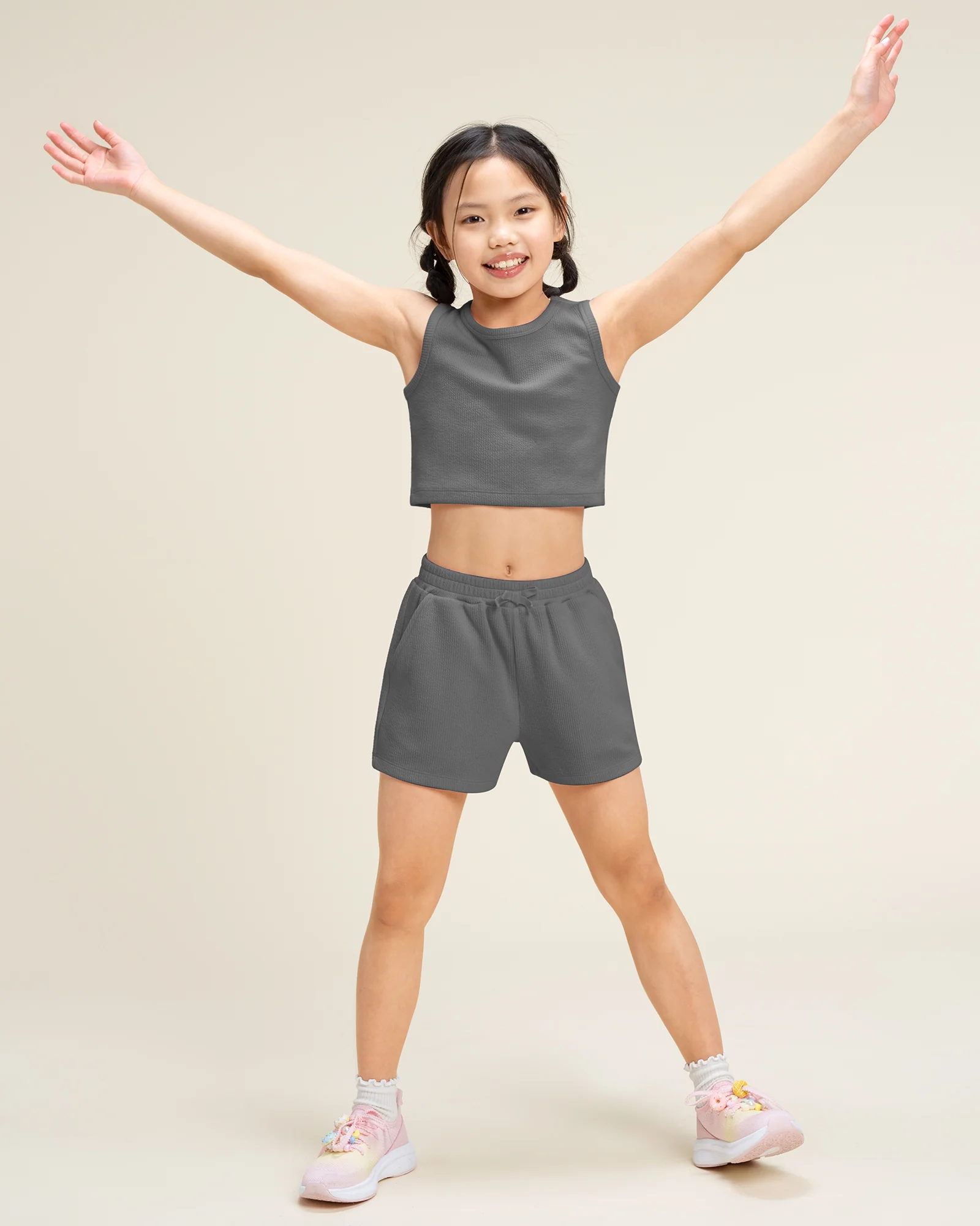Kids Matching Summer Outfit | Cute Tank Top & Shorts Set - Image 5