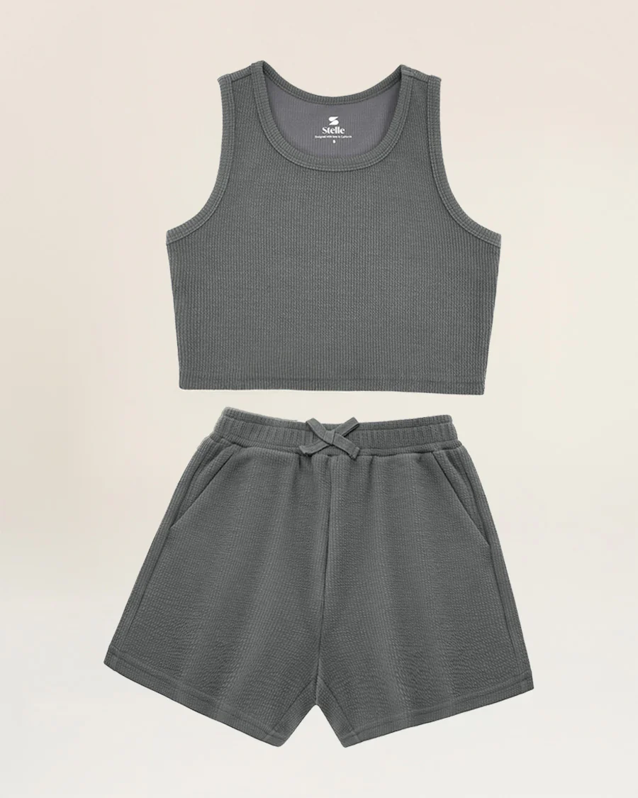 Kids Matching Summer Outfit | Cute Tank Top & Shorts Set - Image 6