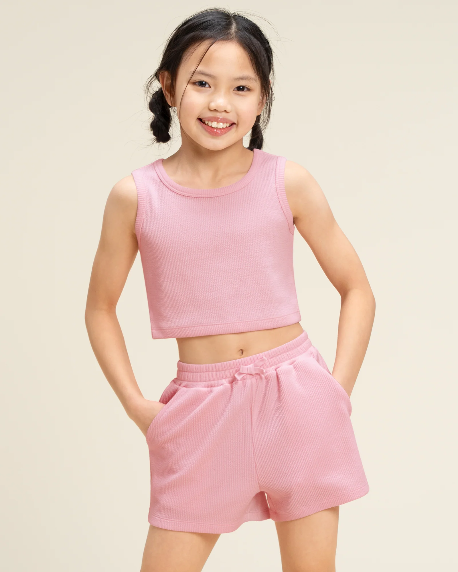 Kids Matching Summer Outfit | Cute Tank Top & Shorts Set