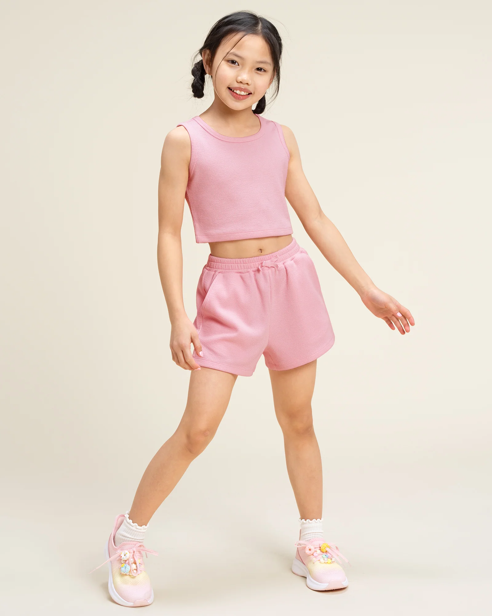 Kids Matching Summer Outfit | Cute Tank Top & Shorts Set - Image 3