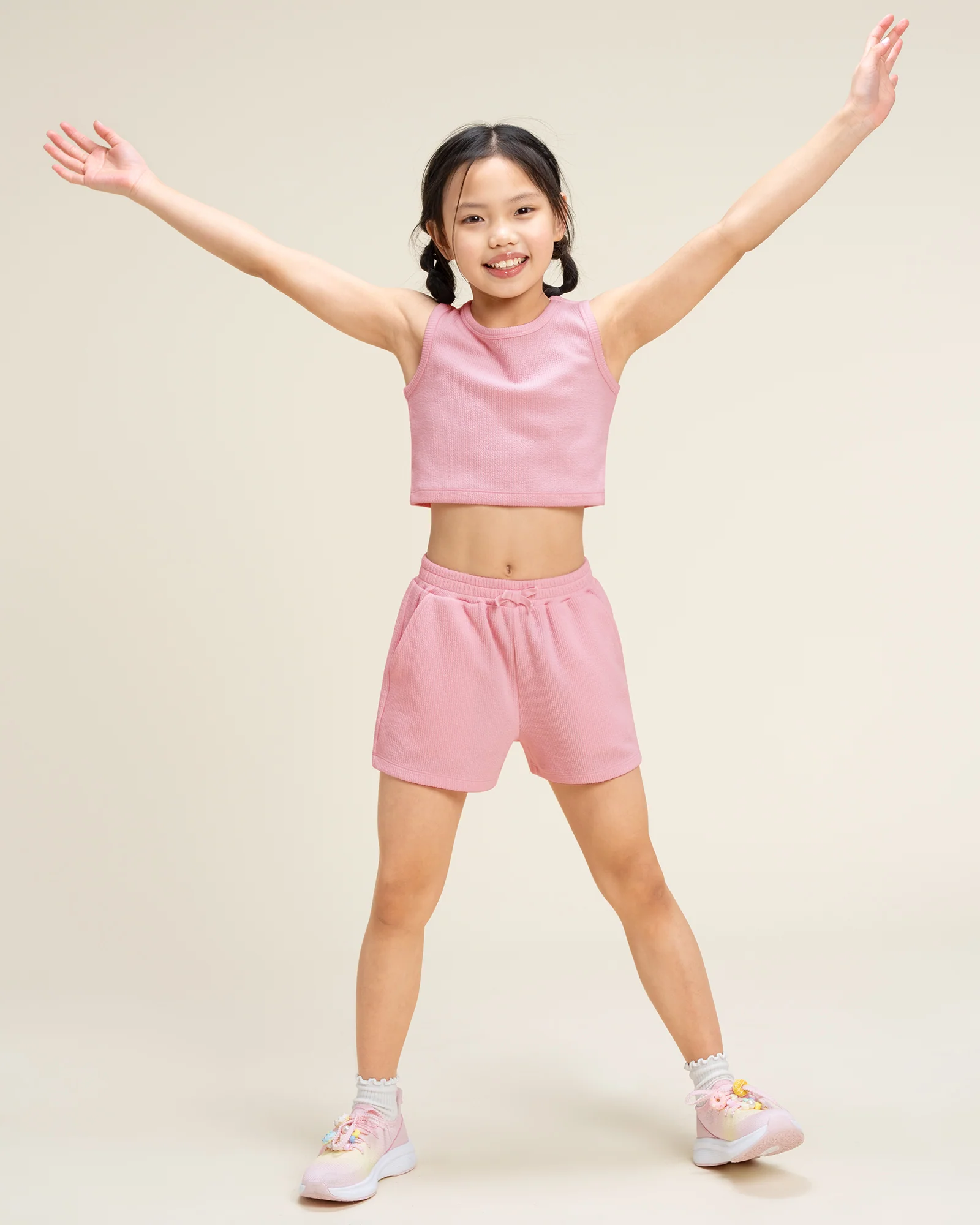 Kids Matching Summer Outfit | Cute Tank Top & Shorts Set - Image 4