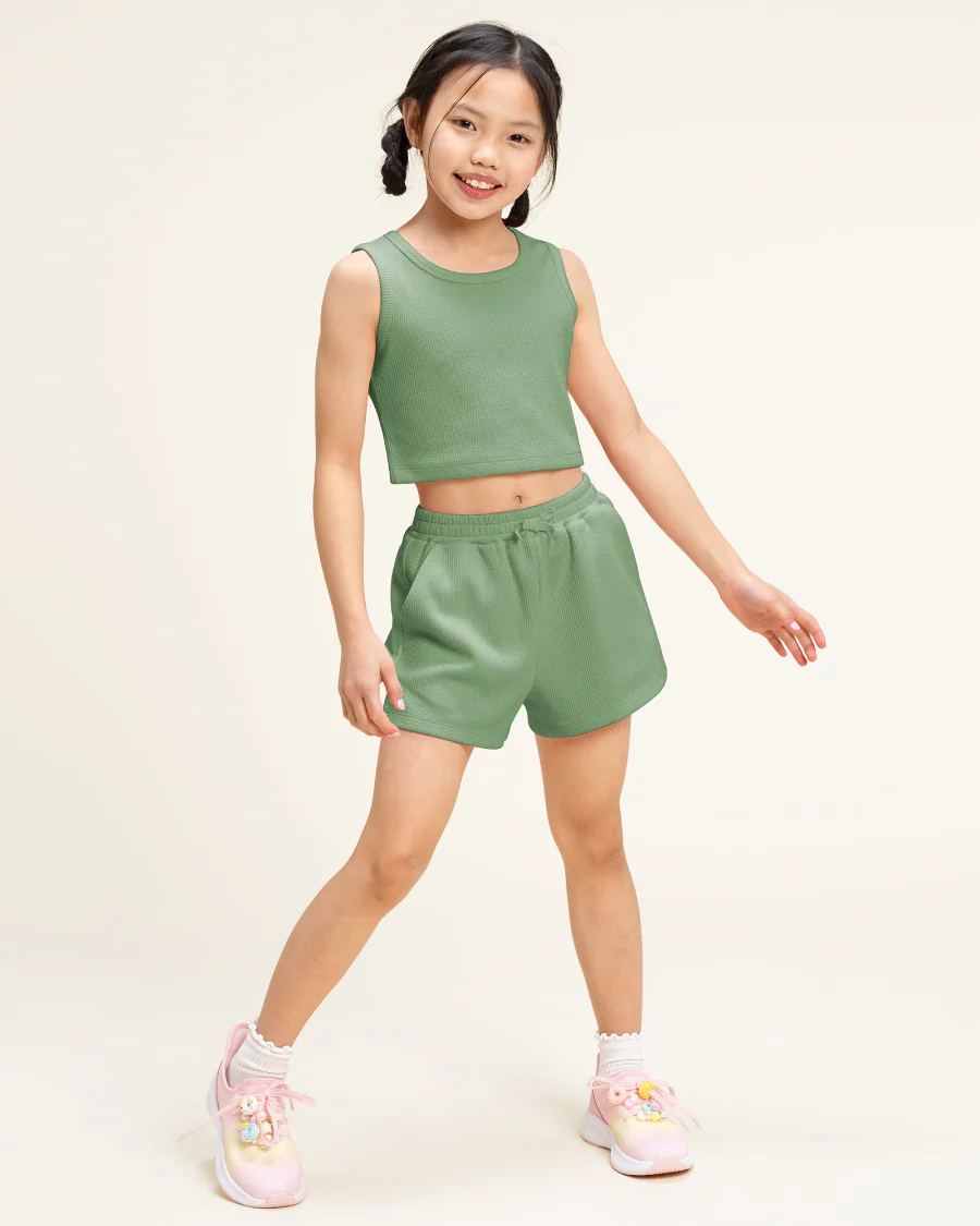 Kids Matching Summer Outfit | Cute Tank Top & Shorts Set - Image 3