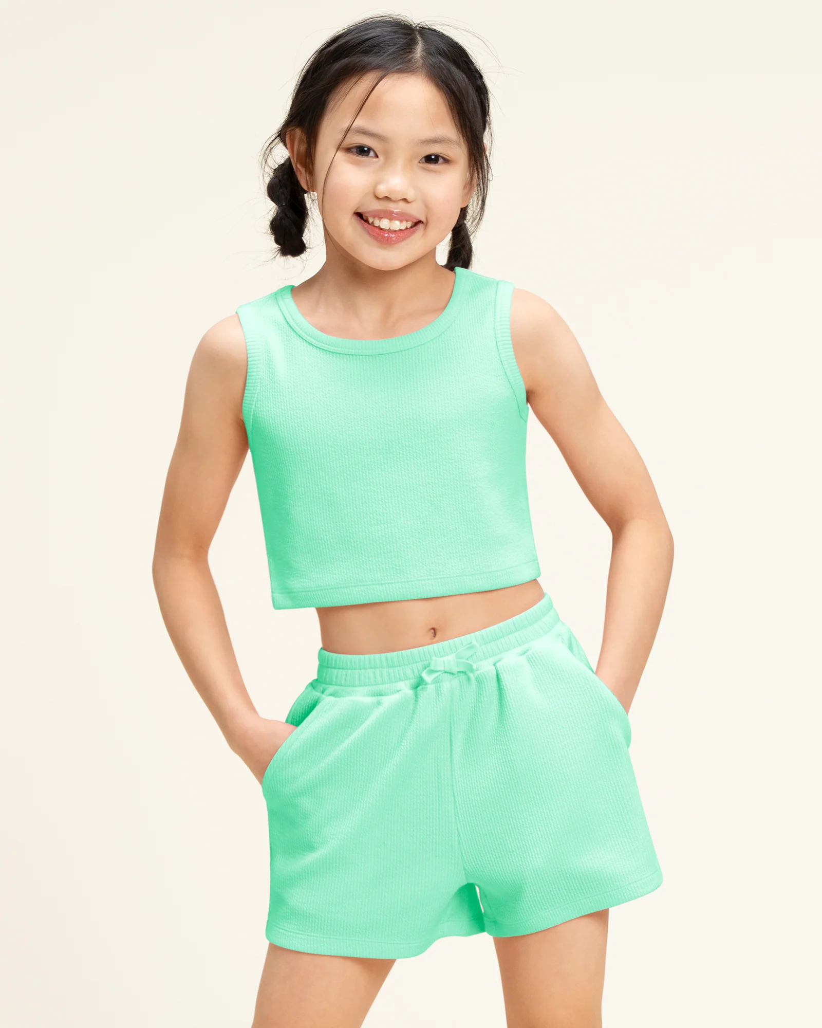 Kids Matching Summer Outfit | Cute Tank Top & Shorts Set