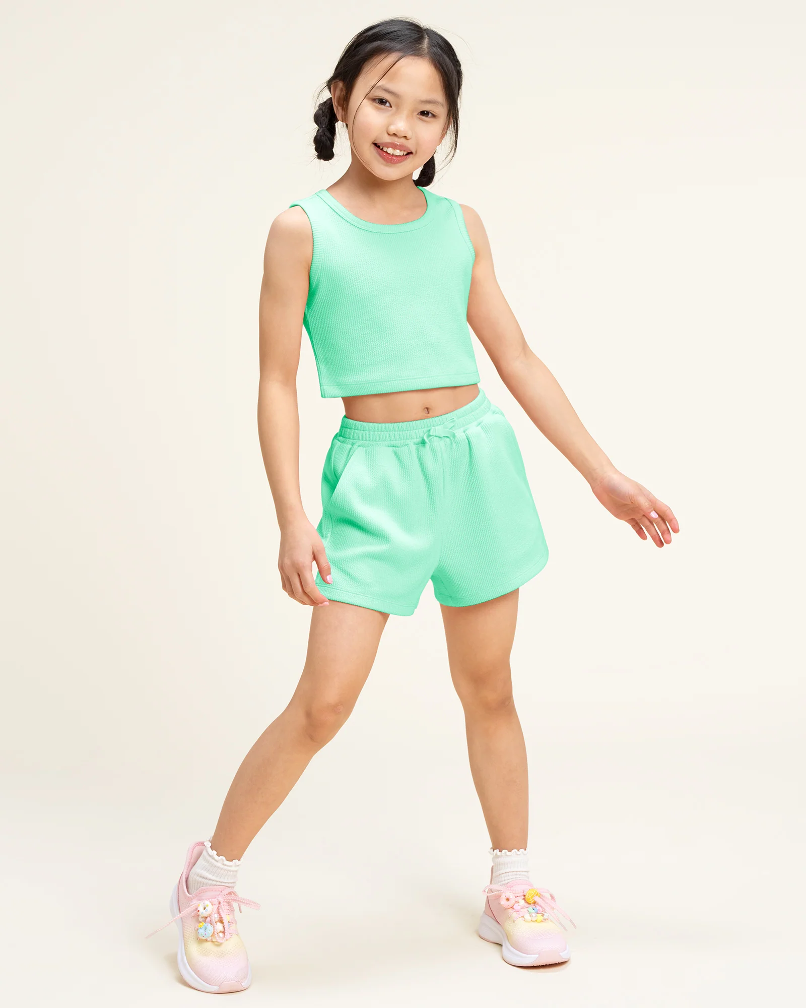 Kids Matching Summer Outfit | Cute Tank Top & Shorts Set - Image 3