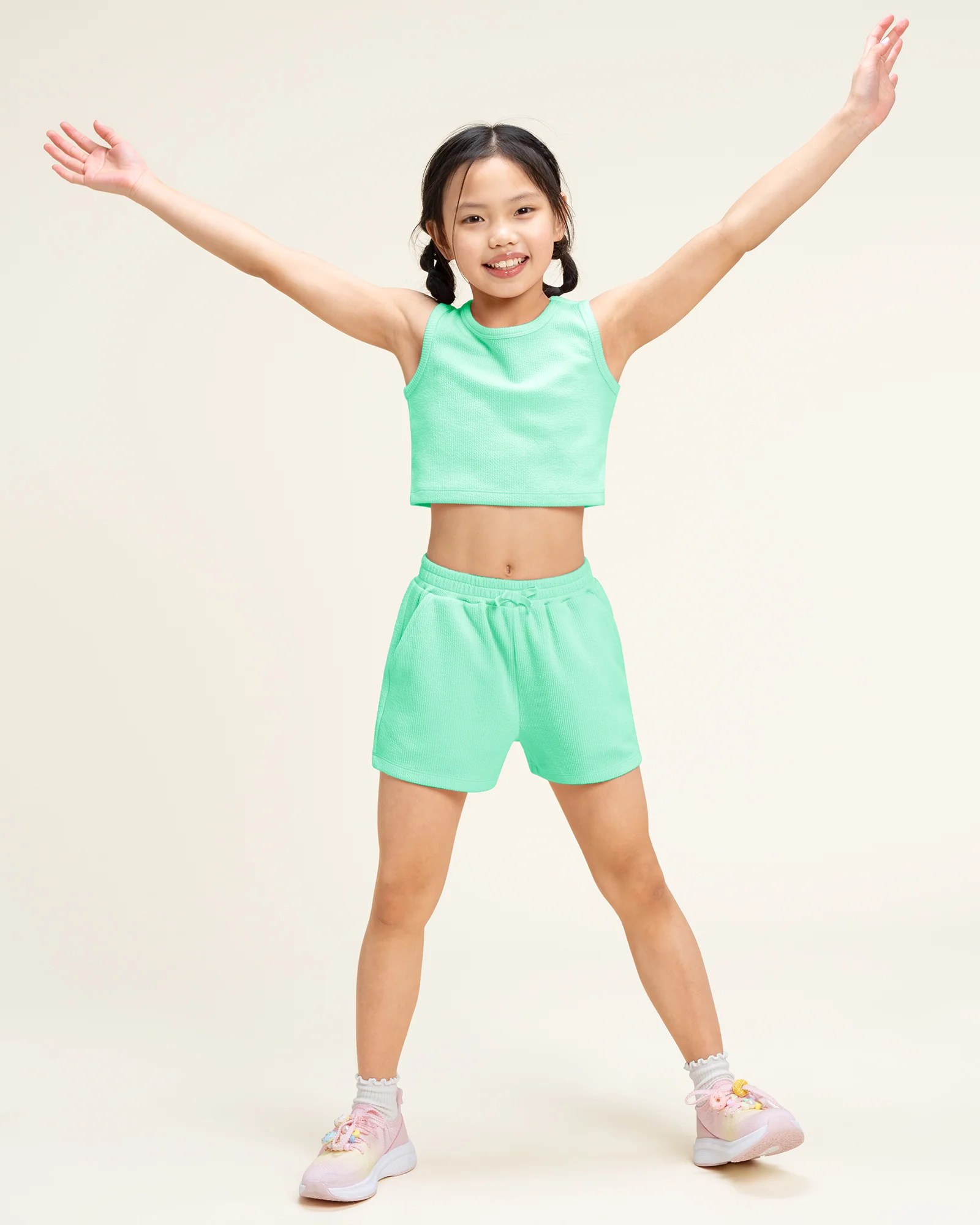 Kids Matching Summer Outfit | Cute Tank Top & Shorts Set - Image 4