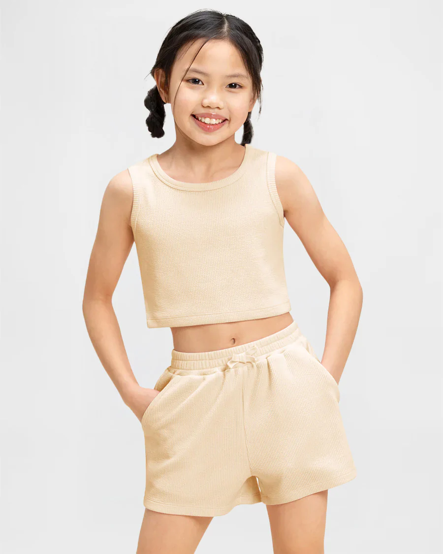 Kids Matching Summer Outfit | Cute Tank Top & Shorts Set