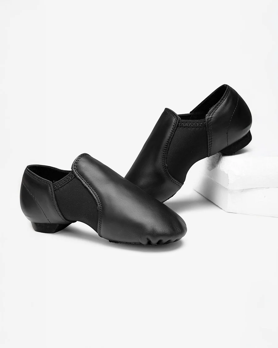 Kids Unisex Leather Jazz shoes - Image 3