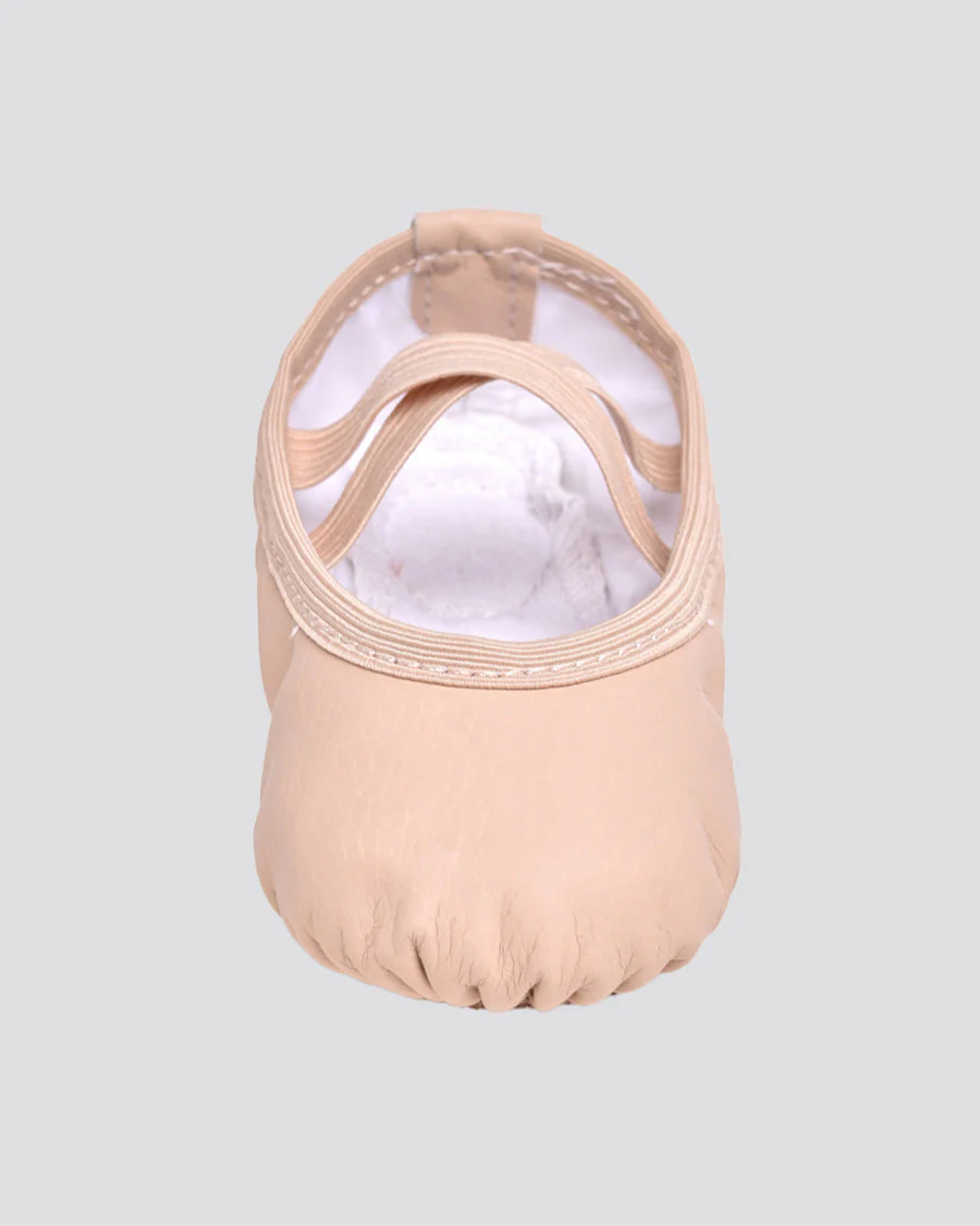 Kids Vegan Leather Ballet Shoes(split sole, no drawstring) - Image 3