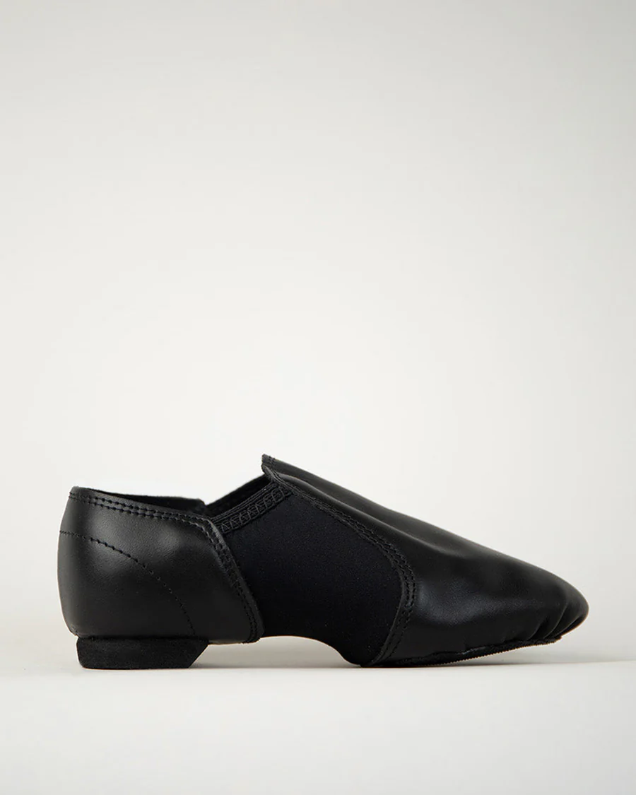 Kids Unisex Jazz Shoes Leather Slip-On Dance Shoes