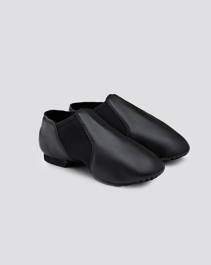 Kids Unisex Jazz Shoes Leather Slip-On Dance Shoes - Image 2