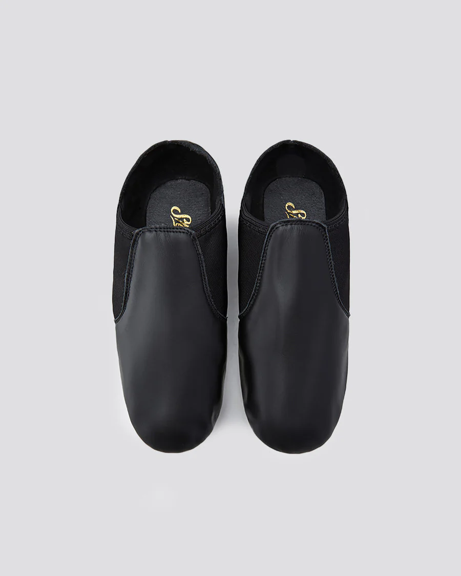 Kids Unisex Jazz Shoes Leather Slip-On Dance Shoes - Image 3