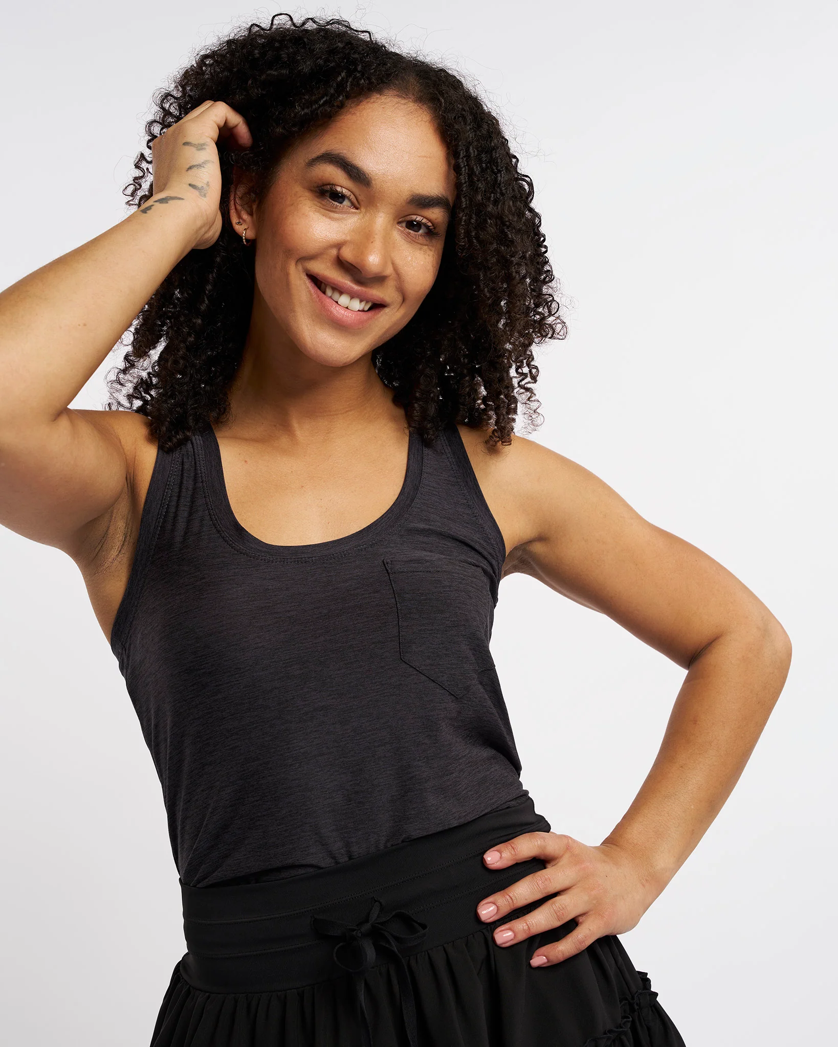 Cloud Essential Round-Neck Racerback Top