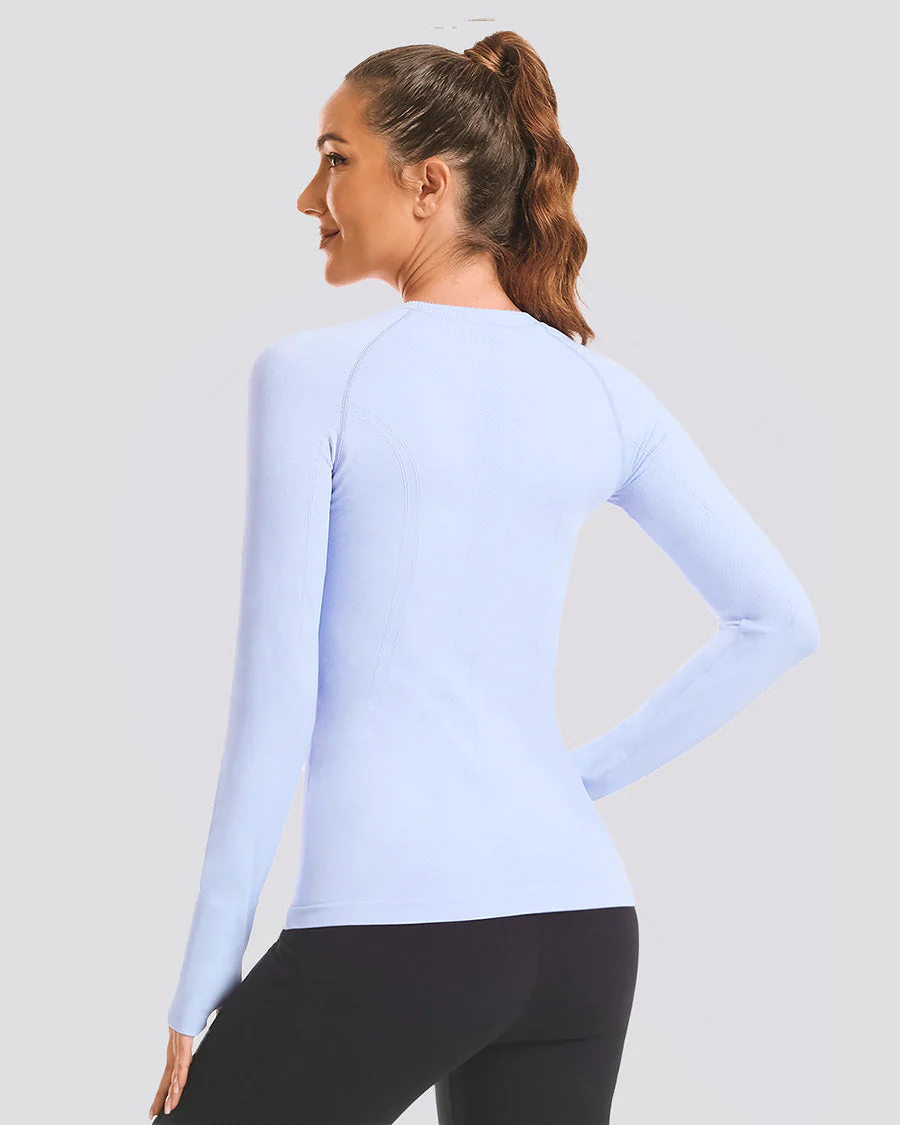 Seamless Long Sleeve Tops (Thumb Hole) - Image 2