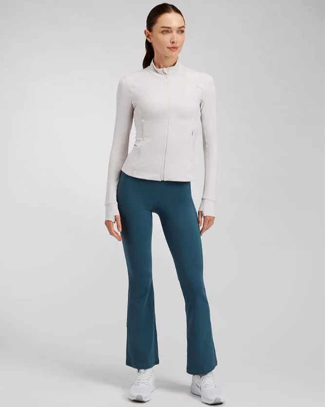 Slim-Fit Athletic Jacket | Full-Zip with Pockets