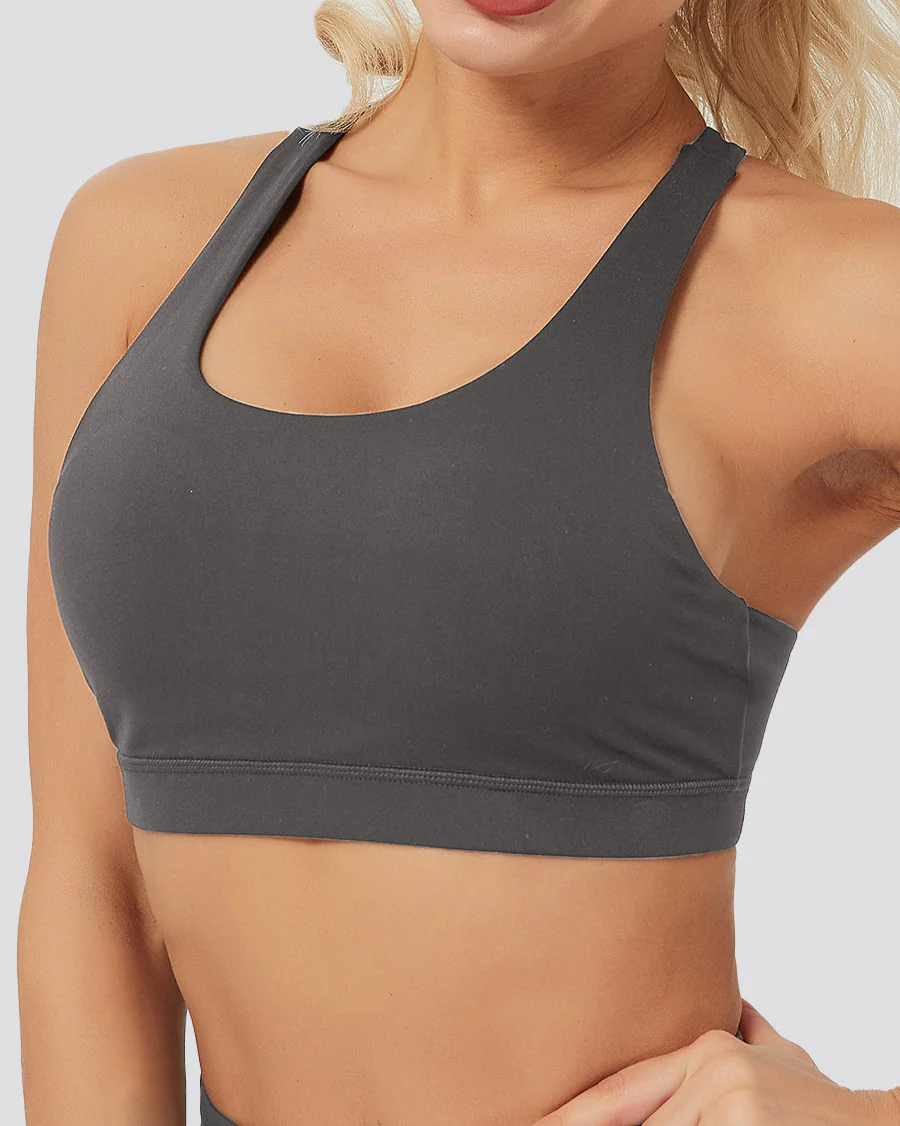 SoftLuxe Mesh Racerback Sports Bra